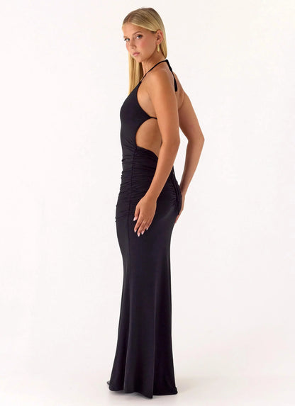 Fine By Me Maxi Dress - Black