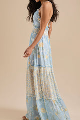 Fresh Boho Floral Cami Maxi Dress