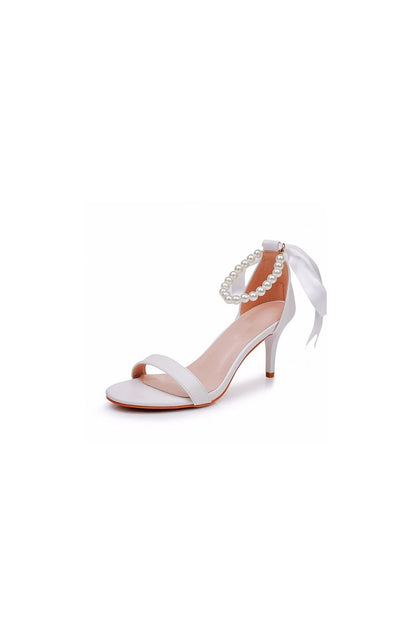 Elegant Open Toe Ankle-Strap Stiletto Sandals