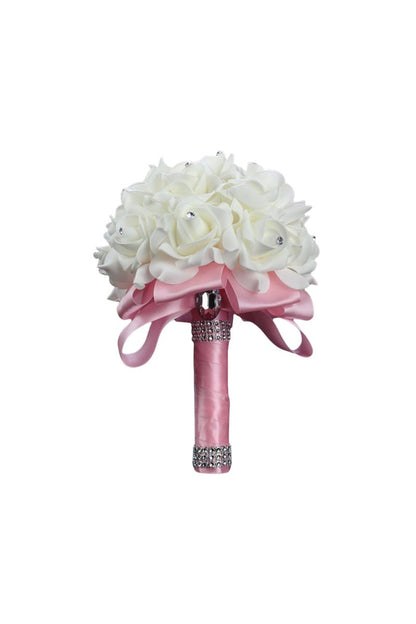 Foam Artificial Roses Wedding Flower Bouquets