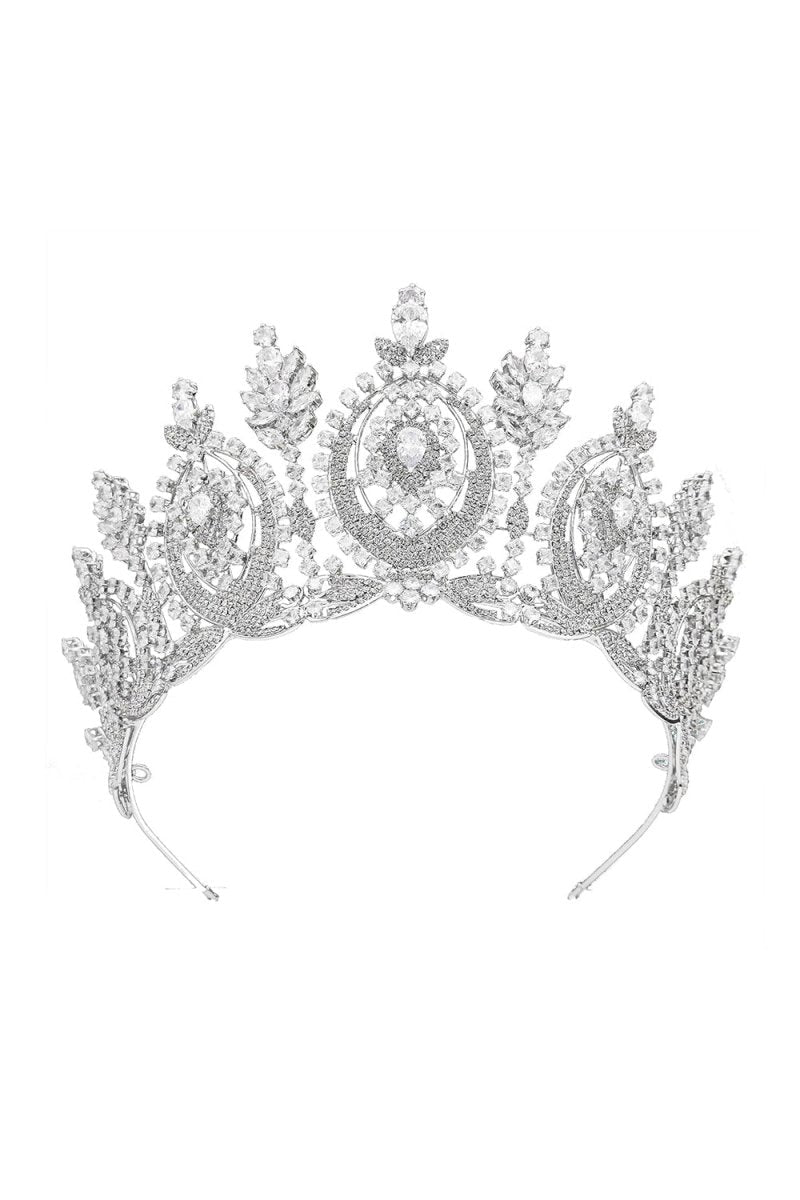 Gold Large Cubic Zirconia Crowns