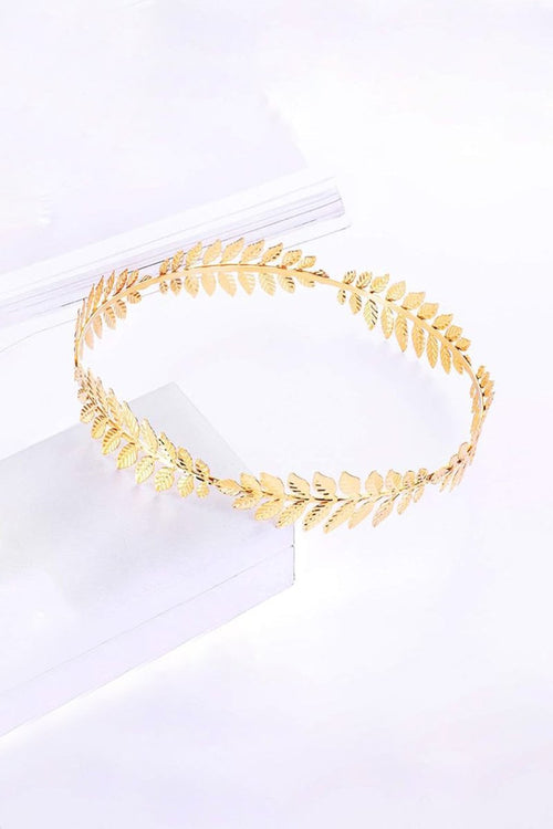 Gold Leaf Branch Crown