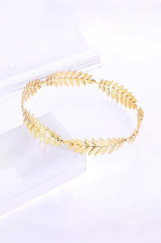 Gold Leaf Branch Crown
