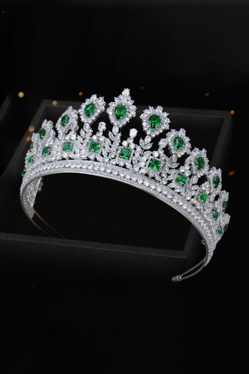 Green Zircon Princess Crown