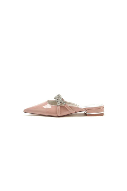 High Heels Nude Pink with Silver Embellishments