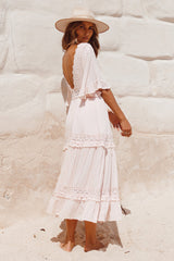 Cowboy Midi Dress Pink