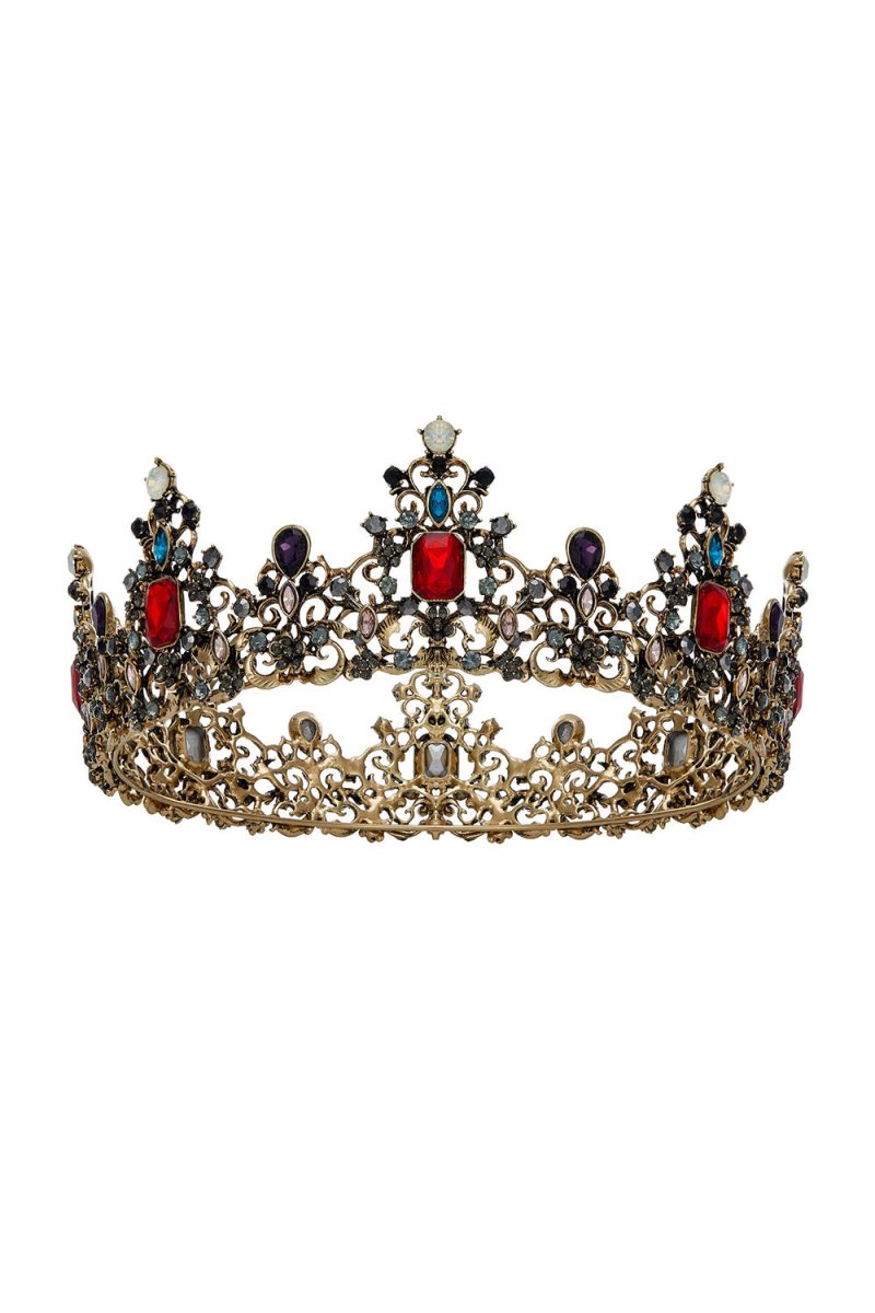 Jeweled Baroque Queen Crown