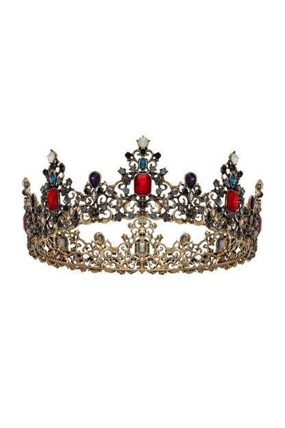 Jeweled Baroque Queen Crown