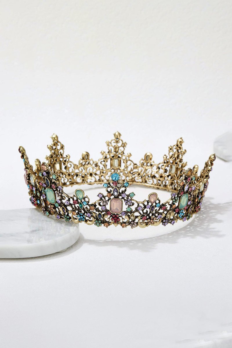 Jeweled Baroque Queen Crown