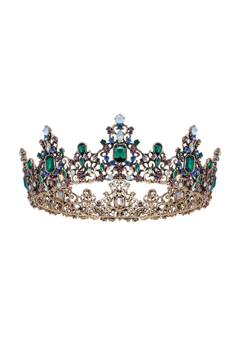 Jeweled Baroque Queen Crown