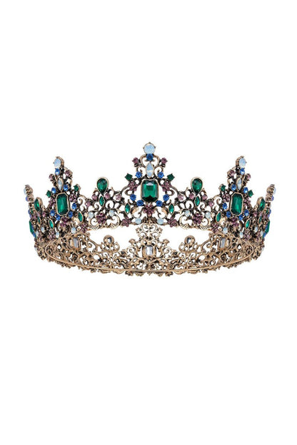 Jeweled Baroque Queen Crown