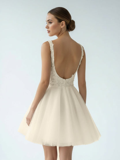Elegant A-Line Sweetheart Wedding Dress With Lace